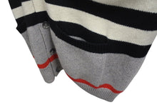 画像をギャラリービューアに読み込む, BURBERRY LONDON ENGLAND バーバリー ロンドン イングランド ニット カーディガン 8055477 グレー サイズXL 美品 中古 4c072648