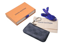 Load image into Gallery viewer, LOUIS VUITTON ルイヴィトン ポシェット クレ コインケース N60155 ダミエ グラフィット ブラック 美品 中古 4c072662