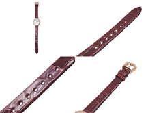 画像をギャラリービューアに読み込む, Cartier カルティエ ミニベニュワール W8000017 腕時計 K18ピンクゴールド レザー オーストリア製 ワインレッド 美品 中古 4c072664