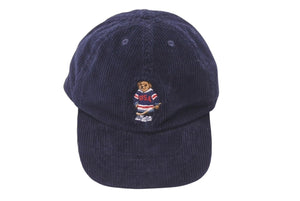 New and unused POLO RALPH LAUREN Polo Ralph Lauren Cap Kids Size One Size Polo Bear Corduroy Navy Used 4c072668