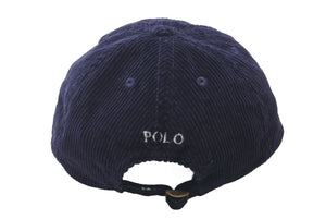 New and unused POLO RALPH LAUREN Polo Ralph Lauren Cap Kids Size One Size Polo Bear Corduroy Navy Used 4c072668