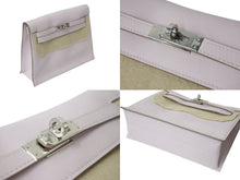 Load image into Gallery viewer, 新品同様 エルメス ケリーダンス モーヴペール スイフト B刻印 シルバー金具 ショルダーバッグ 中古 4c072672