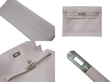 Load image into Gallery viewer, 新品同様 エルメス ケリーダンス モーヴペール スイフト B刻印 シルバー金具 ショルダーバッグ 中古 4c072672