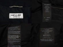 Load image into Gallery viewer, SAINT LAURENT PARIS サンローランパリ 中綿入り ジャケット 23年 ブラック アセテート ウール アウター 779707 サイズ54 美品 中古 4c072677