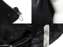 Load image into Gallery viewer, 極美品 Rick Owens リックオウエンス クラシック フライトジャケット RU02D6789 サイズ48 ラムレザー ブラック 中古 4c072681