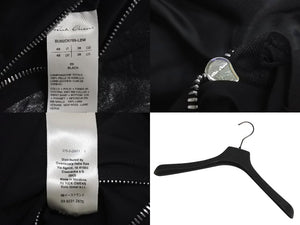 極美品 Rick Owens リックオウエンス クラシック フライトジャケット RU02D6789 サイズ48 ラムレザー ブラック 中古 4c072681