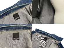 Load image into Gallery viewer, SEAN JOHN ショーンジョン デニムベスト サイズXL インディゴブルー ホワイト ロゴ刺繍 コットン 美品 中古 4c072689