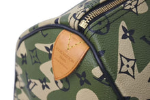 画像をギャラリービューアに読み込む, 極美品 ルイ ヴィトン LOUIS VUITTON モノグラム フラージュ スピーディ 35 バッグ カモフラ グリーン M95773 村上隆 中古 4c072698