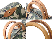 画像をギャラリービューアに読み込む, 極美品 ルイ ヴィトン LOUIS VUITTON モノグラム フラージュ スピーディ 35 バッグ カモフラ グリーン M95773 村上隆 中古 4c072698