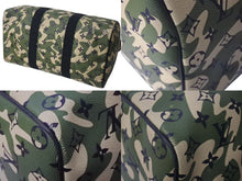 画像をギャラリービューアに読み込む, 極美品 ルイ ヴィトン LOUIS VUITTON モノグラム フラージュ スピーディ 35 バッグ カモフラ グリーン M95773 村上隆 中古 4c072698