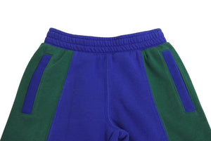 NIKE Nike Sweatpants Kids Cotton Polyester Blue Green 98-104cm XS Good Condition Used 4c072709