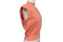 Load image into Gallery viewer, ESSENTIALS エッセンシャルズ フィアオブゴッド キッズ セットアップ ノースリーブ ハーフパンツ サーモンピンク 4/5 美品 中古 4c072714