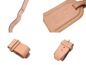 新品未使用 LOUIS VUITTON ルイヴィトン 村上隆 M95774 モノグラモフラージュ キーポル・バンドリエール55用 ネームタグ ポワニエ 鍵カデナセット 中古 4c072715