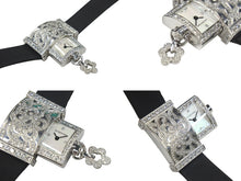 画像をギャラリービューアに読み込む, VAN CLEEF &amp; ARPELS ヴァンクリーフ＆アーペル WRWF01E8 シークレットデンテル ホワイトシェル 時計 美品 中古 4c072720