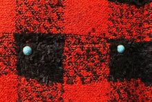 画像をギャラリービューアに読み込む, 新品未使用 LOUIS VUITTON ルイヴィトン 1AFWN0 ダミエ カラーレス ツイードジャケット サイズ50 レッド 中古 4c072724