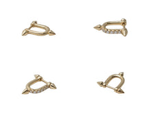 画像をギャラリービューアに読み込む, 極美品 TIFFANY ティファニー タイタン by ファレル・ウィリアムス スモール ピアス AU750 D0.19ct 3.9g 中古 4c072725