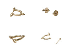 画像をギャラリービューアに読み込む, 極美品 TIFFANY ティファニー タイタン by ファレル・ウィリアムス スモール ピアス AU750 D0.19ct 3.9g 中古 4c072725