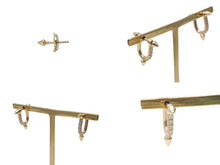 画像をギャラリービューアに読み込む, 極美品 TIFFANY ティファニー タイタン by ファレル・ウィリアムス スモール ピアス AU750 D0.19ct 3.9g 中古 4c072725