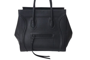 CELINE セリーヌ ハンドバッグ ラゲージ ファントム トートバッグ レザー 169953 ブラック 美品 中古 4c072727