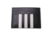 Load image into Gallery viewer, 新品未使用 BALENCIAGA × ADIDAS バレンシアガ アディダス カードケース 721895 ラムスキン ブラック 中古 4c072733