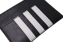 Load image into Gallery viewer, 新品未使用 BALENCIAGA × ADIDAS バレンシアガ アディダス カードケース 721895 ラムスキン ブラック 中古 4c072733