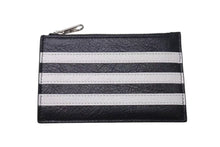 Load image into Gallery viewer, 新品未使用 BALENCIAGA × ADIDAS バレンシアガ アディダス カードケース コインケース 721896 ラムスキン ブラック 中古 4c072734