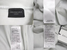 画像をギャラリービューアに読み込む, 新品未使用 BALENCIAGA バレンシアガ SKATER OVERSIZED 半袖Tシャツ クラッシュダスト加工 23SS 739028 ホワイト サイズ2 中古 4c072736