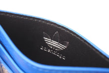 Load image into Gallery viewer, 新品未使用 BALENCIAGA × ADIDAS バレンシアガ アディダス カードケース 721895 ラムスキン ブルー 中古 4c072737