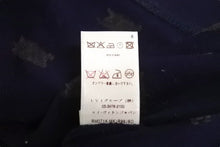 画像をギャラリービューアに読み込む, LOUIS VUITTON ルイヴィトン LVロゴ 半袖Tシャツ チビT RM071K MKJR99JBD コットン ネイビー ブラウン サイズ3 美品 中古 4c072748