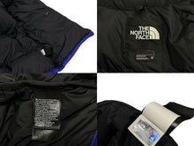 画像をギャラリービューアに読み込む, THE NORTH FACE ザ ノースフェイス Down jacket ダウンジャケット NF0A3C8D ナイロン ブラック ブルー サイズXS 美品 中古 4c072750