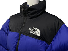画像をギャラリービューアに読み込む, THE NORTH FACE ザ ノースフェイス Down jacket ダウンジャケット NF0A3C8D ナイロン ブラック ブルー サイズXS 美品 中古 4c072750