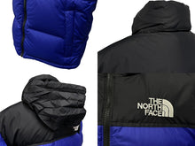 画像をギャラリービューアに読み込む, THE NORTH FACE ザ ノースフェイス Down jacket ダウンジャケット NF0A3C8D ナイロン ブラック ブルー サイズXS 美品 中古 4c072750