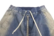 画像をギャラリービューアに読み込む, Rick Owense リックオウエンス DRKSHHDW ダークシャドウ ダブルカーゴジャンボベラロングデニムパンツ ブルー サイズ40 美品 中古 4c072754
