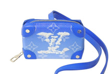 画像をギャラリービューアに読み込む, 新品同様 LOUIS VUITTON ルイヴィトン M45440 ソフトトランク ネックレス ウォレット モノグラムクラウズ ヴァージル ブルー 中古 4c072762