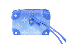 画像をギャラリービューアに読み込む, 新品同様 LOUIS VUITTON ルイヴィトン M45440 ソフトトランク ネックレス ウォレット モノグラムクラウズ ヴァージル ブルー 中古 4c072762