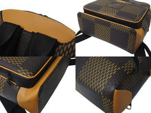 画像をギャラリービューアに読み込む, 極美品 LOUIS VUITTON ルイヴィトン NIGO バックパック N40380 モノグラム ダミエ ジャイアント LVスクエアード 中古 4c072768