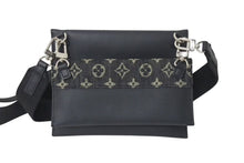 画像をギャラリービューアに読み込む, 極美品 LOUIS VUITTON x NIGO ルイヴィトン ニゴー 22SS ショルダーバッグ モノグラムドリップ トリオポーチ M81013 ブラック 中古 4c072769