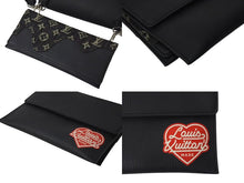 画像をギャラリービューアに読み込む, 極美品 LOUIS VUITTON x NIGO ルイヴィトン ニゴー 22SS ショルダーバッグ モノグラムドリップ トリオポーチ M81013 ブラック 中古 4c072769