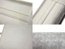 画像をギャラリービューアに読み込む, GOYARD ゴヤール ショルダーバッグ ベルヴェデールMM ヘリンボーン コーティングキャンバス ホワイト シルバー金具 美品 中古 4c072772