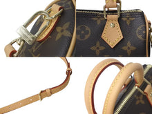 画像をギャラリービューアに読み込む, 極美品 LOUIS VUITTON ルイヴィトン ナノスピーディ 2WAYショルダーバッグ M81085 モノグラムキャンバス ブラウン 中古 4c072775