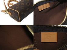 画像をギャラリービューアに読み込む, 極美品 LOUIS VUITTON ルイヴィトン ナノスピーディ 2WAYショルダーバッグ M81085 モノグラムキャンバス ブラウン 中古 4c072775