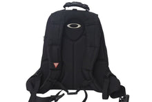 画像をギャラリービューアに読み込む, OAKLEY オークリー ATOMIC BOMB アトミックボム リュックサック バックパック ポリエステル ブラック シルバー金具 美品 中古 4c072777
