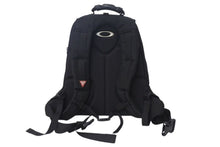 画像をギャラリービューアに読み込む, OAKLEY オークリー ATOMIC BOMB アトミックボム リュックサック バックパック ポリエステル ブラック シルバー金具 美品 中古 4c072777