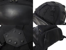 画像をギャラリービューアに読み込む, OAKLEY オークリー ATOMIC BOMB アトミックボム リュックサック バックパック ポリエステル ブラック シルバー金具 美品 中古 4c072777
