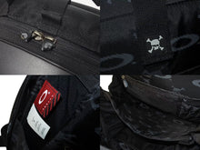 画像をギャラリービューアに読み込む, OAKLEY オークリー ATOMIC BOMB アトミックボム リュックサック バックパック ポリエステル ブラック シルバー金具 美品 中古 4c072777