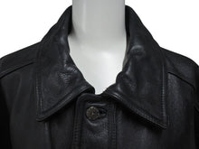画像をギャラリービューアに読み込む, JORDAN ジョーダン TWO 3 VINTAGE LEATHER JACKET ツースリー ビンテージ レザージャケット ブラック サイズ L 美品 中古 4c072781