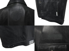 画像をギャラリービューアに読み込む, JORDAN ジョーダン TWO 3 VINTAGE LEATHER JACKET ツースリー ビンテージ レザージャケット ブラック サイズ L 美品 中古 4c072781