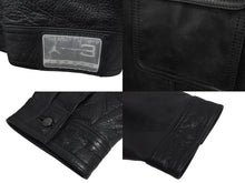 画像をギャラリービューアに読み込む, JORDAN ジョーダン TWO 3 VINTAGE LEATHER JACKET ツースリー ビンテージ レザージャケット ブラック サイズ L 美品 中古 4c072781