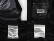 画像をギャラリービューアに読み込む, JORDAN ジョーダン TWO 3 VINTAGE LEATHER JACKET ツースリー ビンテージ レザージャケット ブラック サイズ L 美品 中古 4c072781