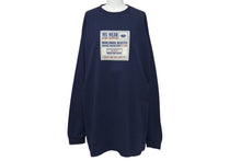 画像をギャラリービューアに読み込む, WU WEAR ウーウェア Cotton long sleeve コットンロングスリーブ サイズ XL Wu Tang Clan ネイビー 90s 美品 中古 4c072783